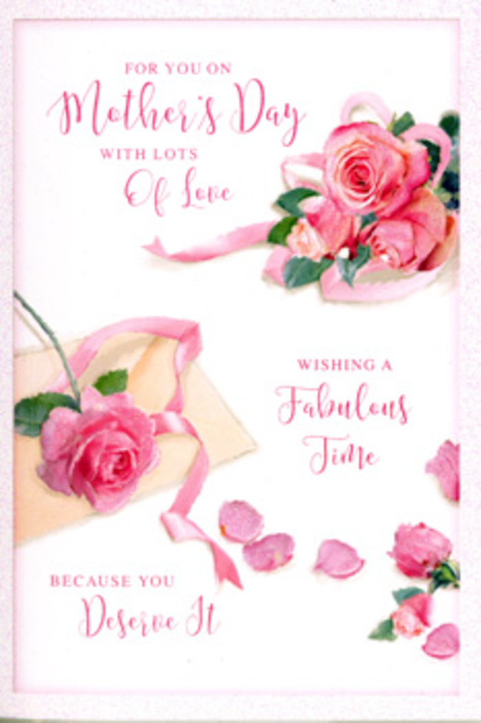 This Mother's Day card presents a tranquil floral vignette, where pink roses and calligraphy share the stage against a backdrop of pure white, much like a still moment captured in a Brockley living room on a peaceful Sunday. A relaxed yet thoughtfully arranged cluster of roses anchors the design, each flower in full, open bloom, revealing tightly layered petals that curl and overlap like soft fabric. Their colours range from the palest powder-pink to a richer, romantic rose, with gentle gradations that give each bloom its own personality. Surrounding this central cluster, individual petals and smaller rose pieces are scattered with artistic care, their placement suggesting both spontaneity and intention-the way a florist might sprinkle petals onto a display table at Brockley Florist to add a final touch. Graceful handwritten script in a warm tone weaves through the composition, spelling out a loving Mother's Day message that feels personal and intimate, as if penned just moments ago. The script arcs and flows around the flowers, enhancing their curves and reinforcing the feeling of movement despite the stillness of the image. Soft, even lighting creates barely-there shadows, adding depth without breaking the calm atmosphere, similar to the diffused daylight passing through sheer curtains on a quiet afternoon near Ladywell. Everything about the layout suggests breathing room and thoughtfulness, from the generous white space to the gentle colour palette. It is easy to imagine this card arriving alongside a same-day flower delivery in Brockley-a hand-tied bouquet of pink roses and seasonal foliage-together forming a complete expression of gratitude for a mother's constant support, kindness, and the comfort of her presence through all of life's seasons.